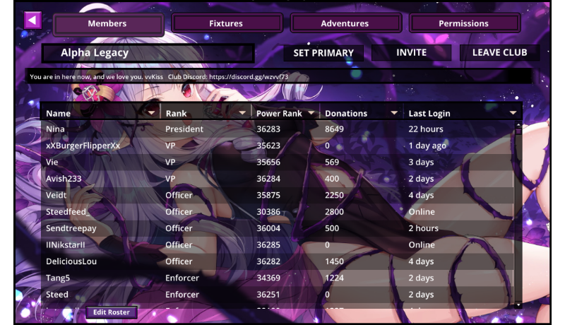 Anime UI Clubs