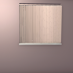 Vertical Blinds for Short Window White