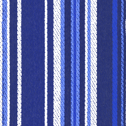 Blue and White striped carpet square 2x4