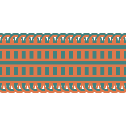 2x1 Gimp strip