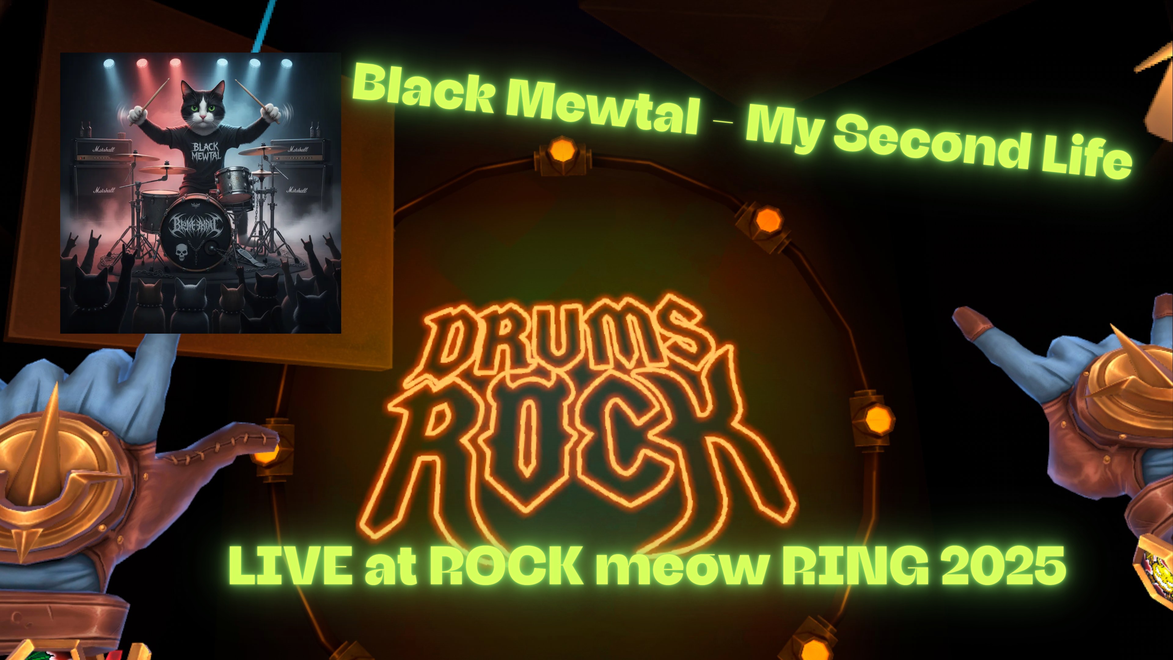 Black Mewtal - My Second Life  (LIVE at ROCK meow RING 2025)