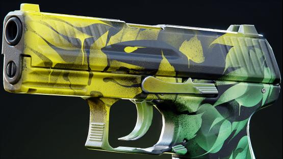 P2000 | Snake Camouflage | Green/Yellow