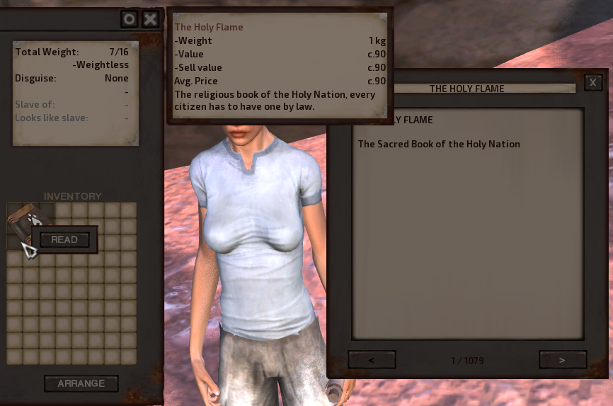 Readable Book - The Holy Flame