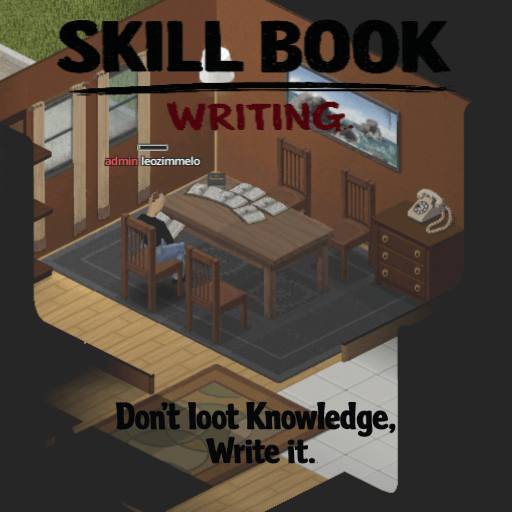 Skill Book Writing – Project Zomboid Mod