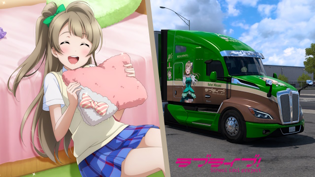Kenworth T680 2022 Kotori Minami - Love Live! [Combo Skin]