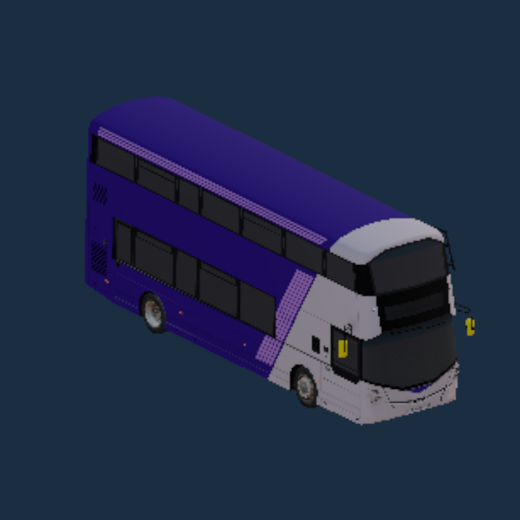 Wright Streetdeck Ultroliner First Ultraviolet Unbranded Remastered