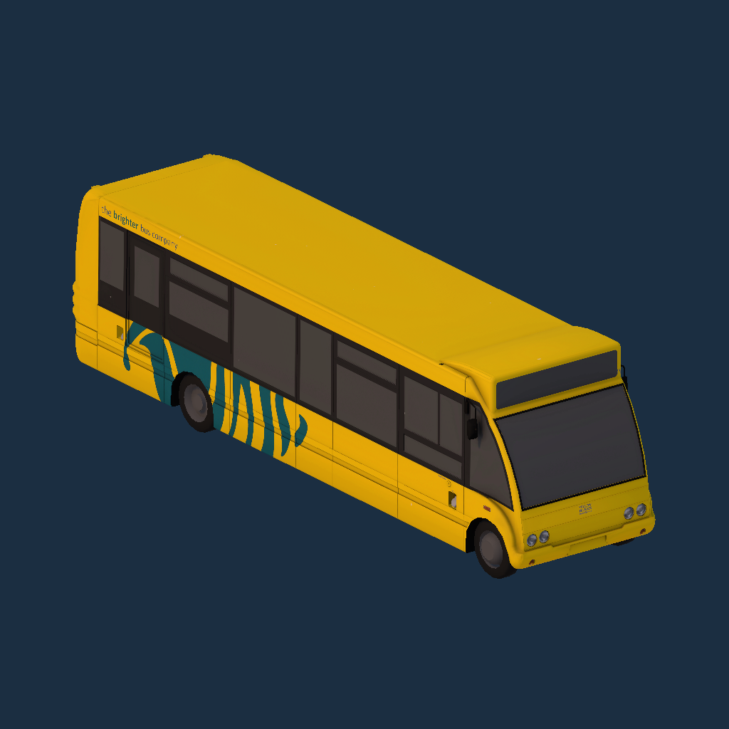 Optare Solo M920 Yellow Buses - Green Seashell