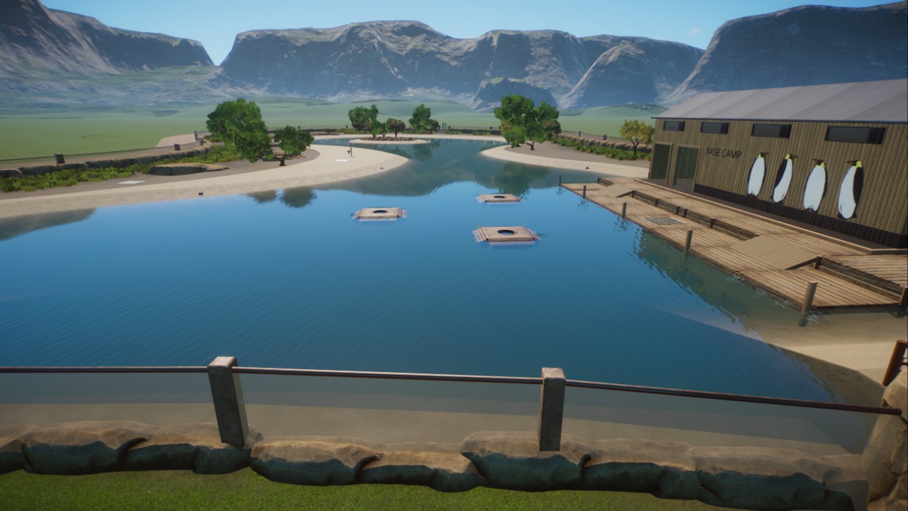 Penguin Beach Habitat (inspired by London Zoo)