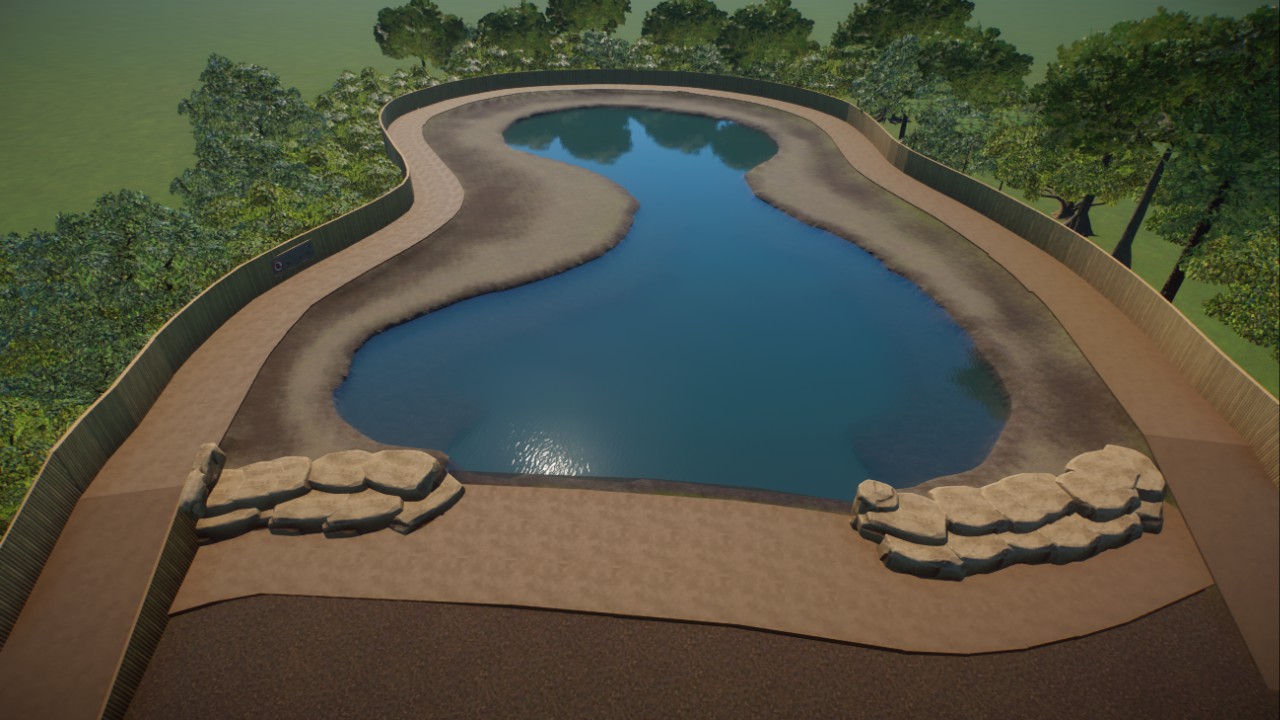 Penguin Beach surrounding decoration