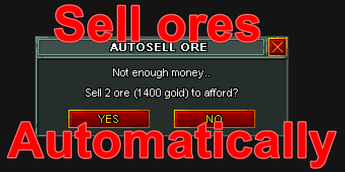 Autosell Ore