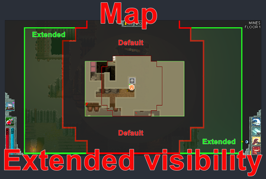 Zoom out - map and imp distance increase