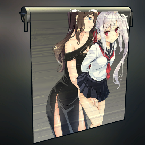 Girls BD Garage Door