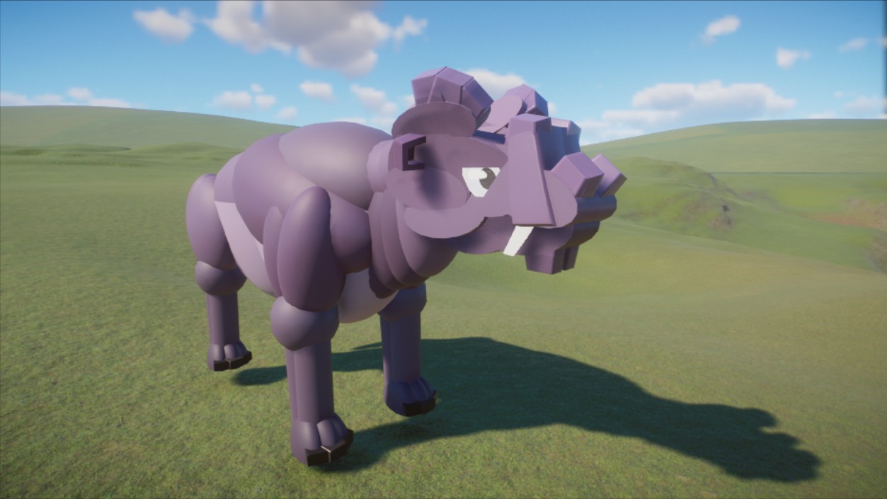 Planet Zoo: Dinosaur Digs - Uintatherium