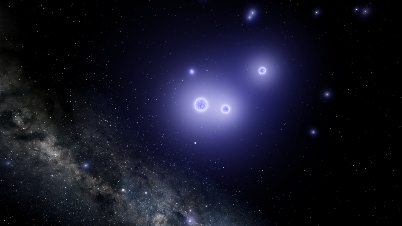 Star Cluster Smaller Then Rigel With A Great Triple Star System