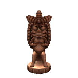Tiki Idol Sculpture