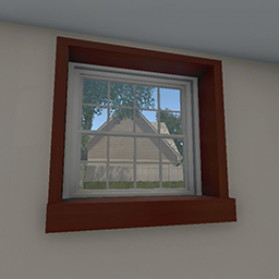 Window Casement Dark Oak