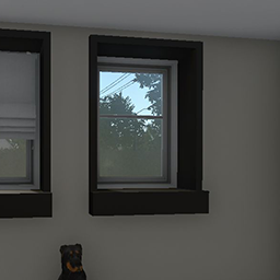 Window Casement Satin Black (Small)