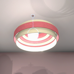 Round Lamp shade coral