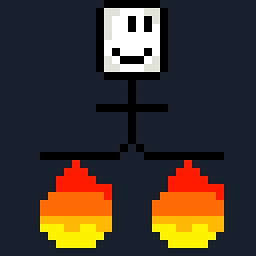 rocket boot stickman