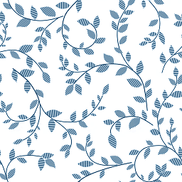 Blue and Cream Vines wallpaper  Slider Square 1x1  corner