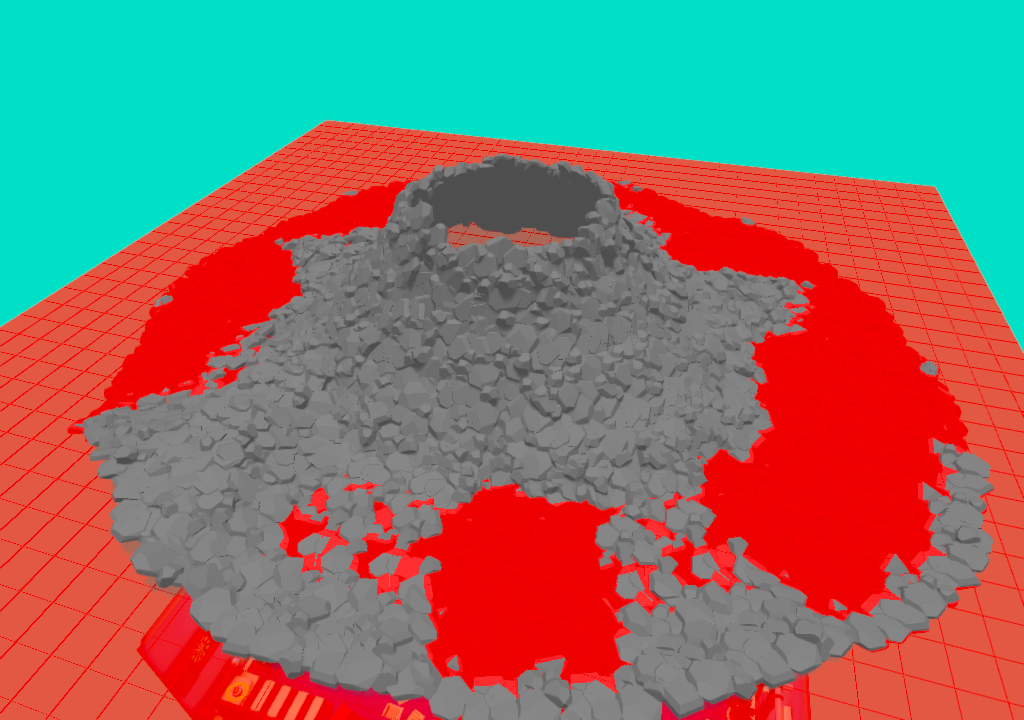 VolcanoTemplate With Lava