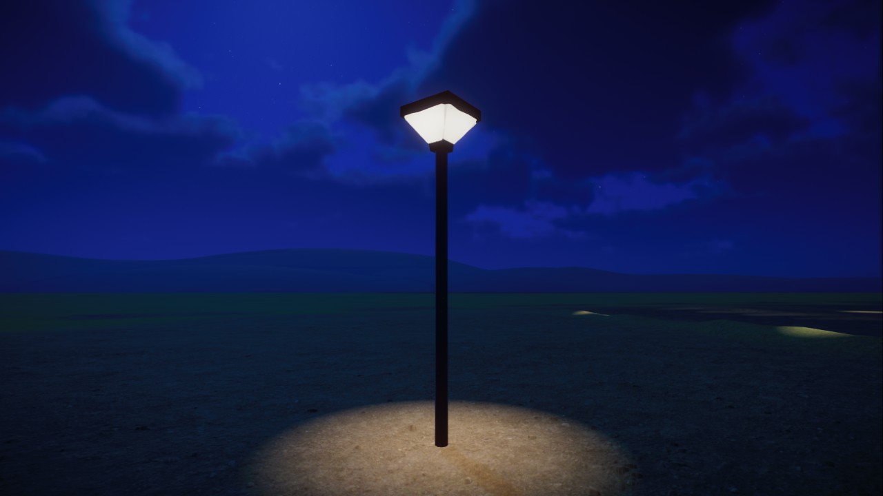 Simple Street Light Lamp