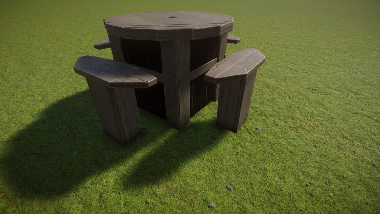 Round Picnic Bench Cover