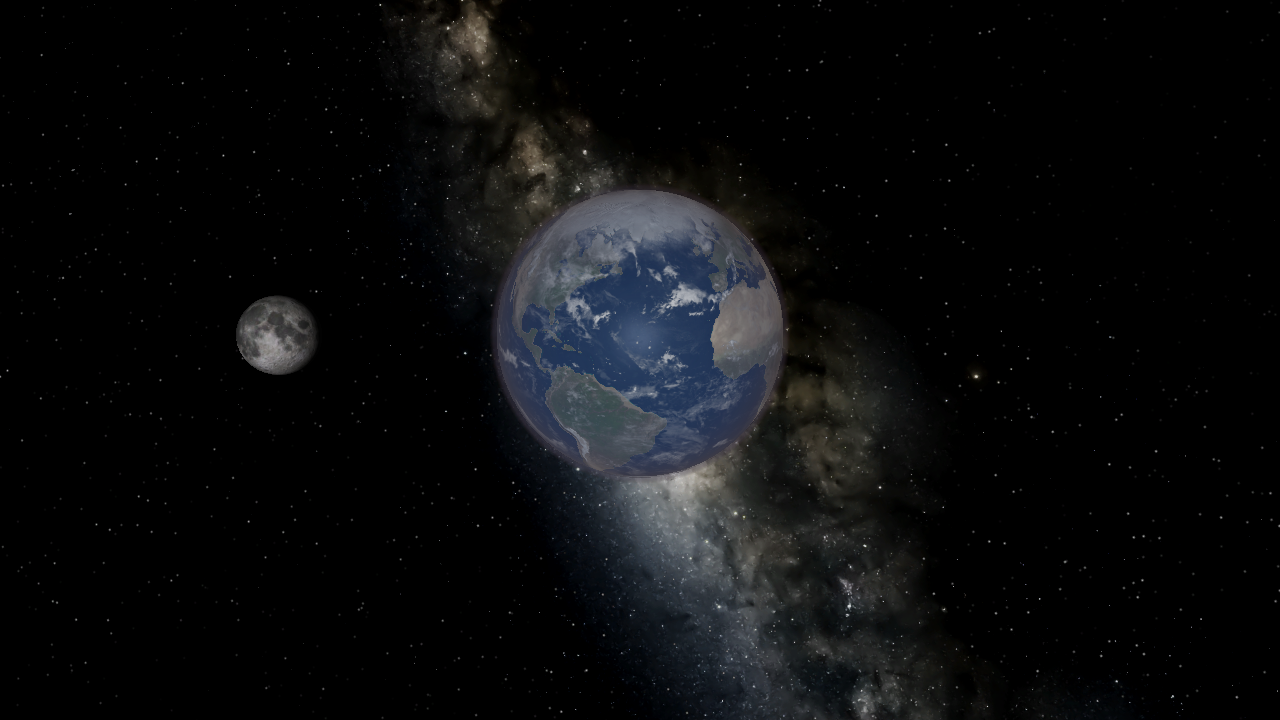 Earth And Moon