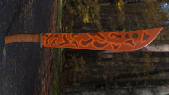 Autumn Camouflage Machete (Free Drop)