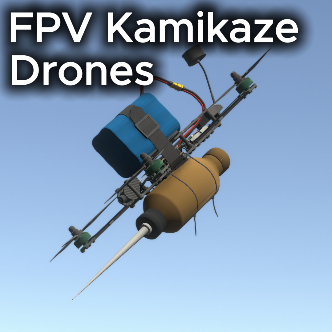 FPV Kamikaze drones [PG-7V, TBG-7V]