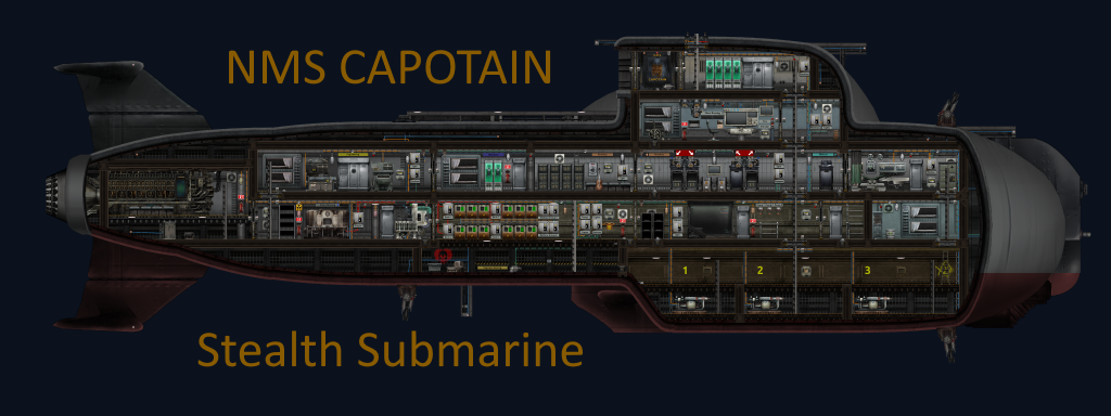 Capotain Stealth Submarine – Barotrauma Mod
