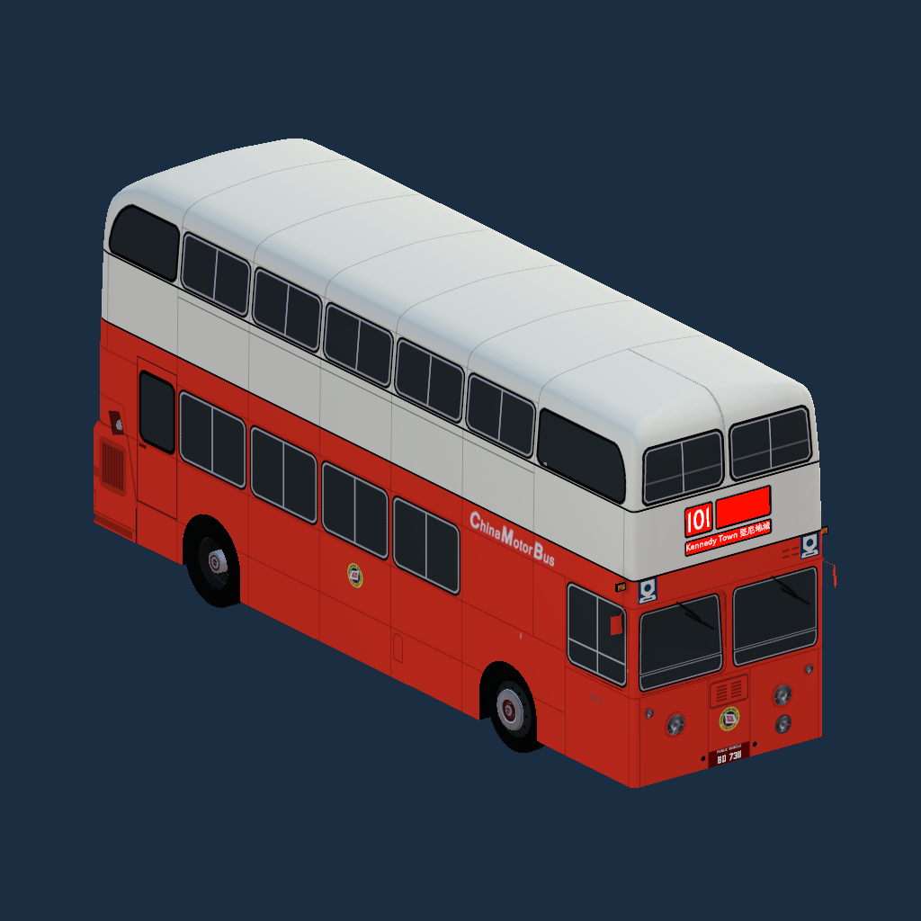 CMB XA - Leyland Atlantean Park Royal 70s Red