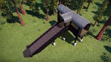 Raised Walkway C9 Stair Junction Entrance (Pro-Naturalist Pack)
