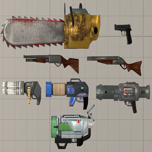 DOOM 90s Weapons Pack (Props)