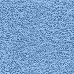 Lighter Blue Shag Carpet 1x1