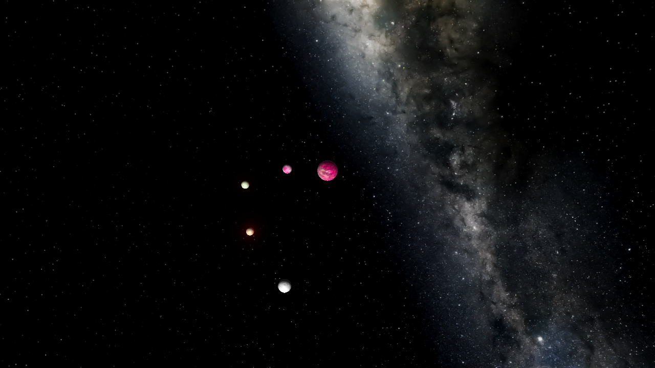A New Planet And It's New Moons