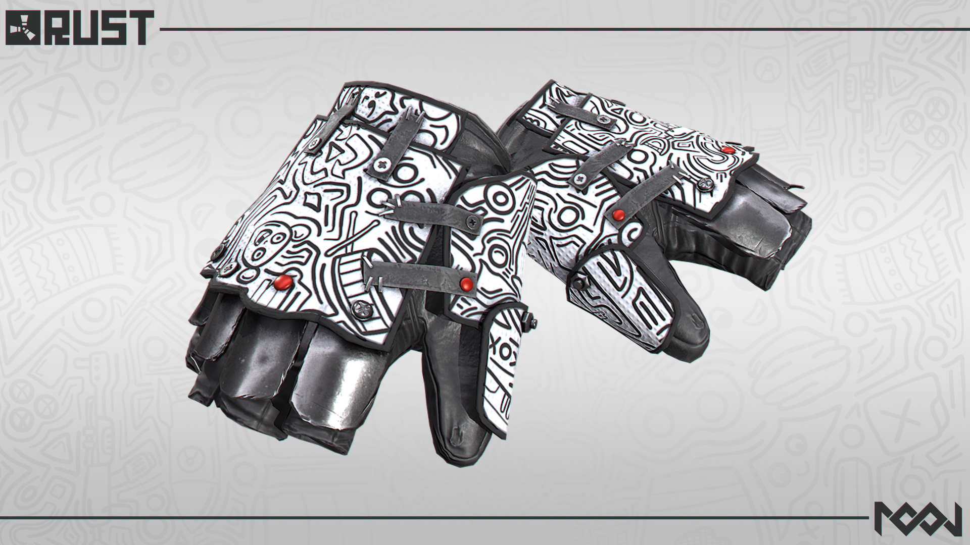 Doodle Roadsign Gloves