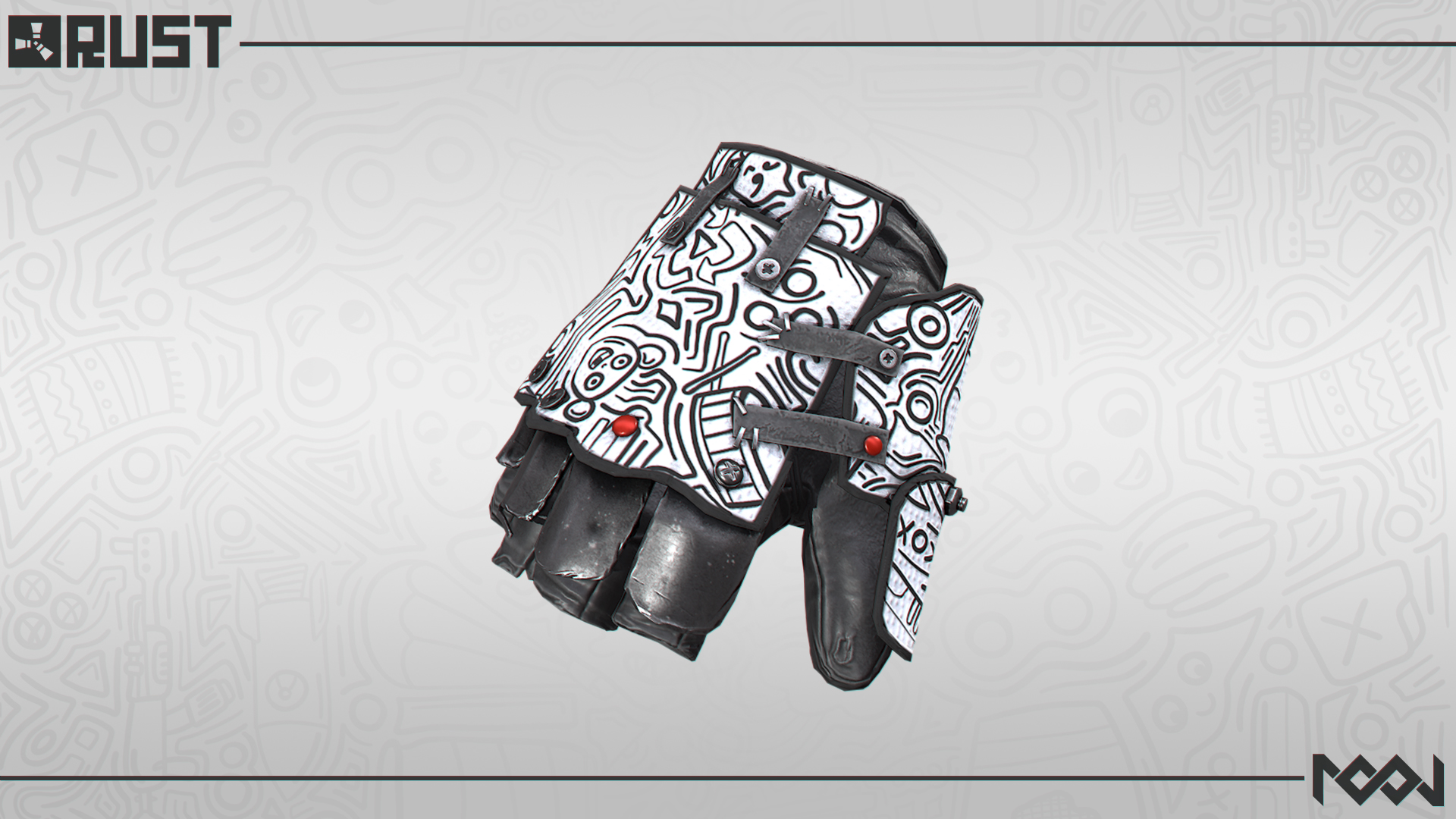 Doodle Roadsign Gloves