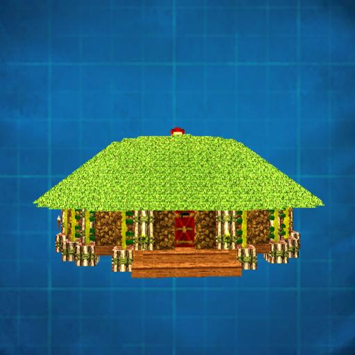 parchwood jungle hut