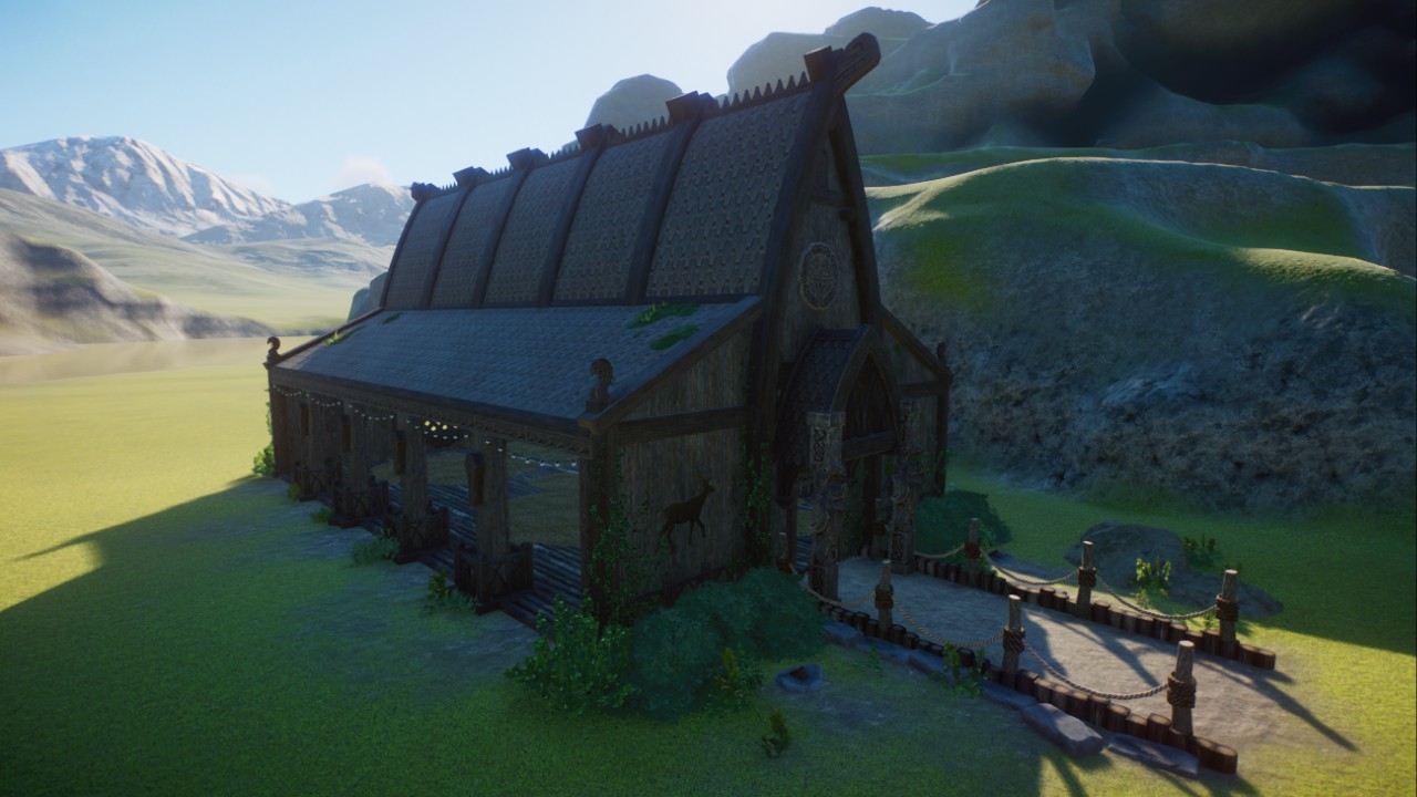 Nordic Themed Reindeer Barn