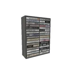 Tape Rack 90s Alternative Grey