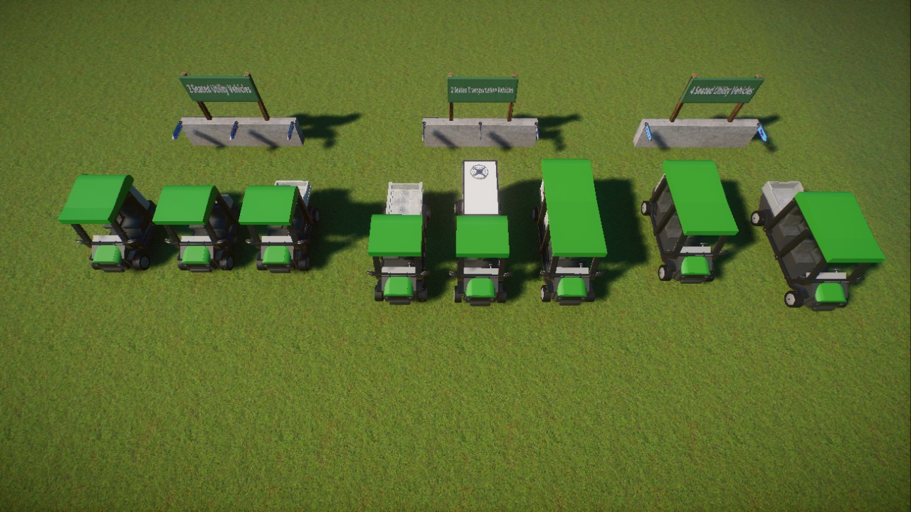 Posable Extras: Small Vehicles