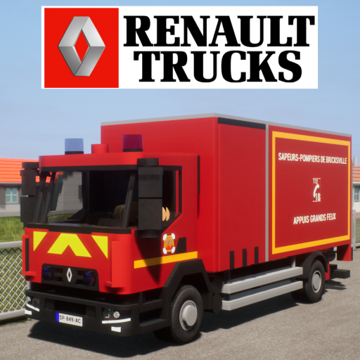 Renault Truck D appuis grands feux -fire truck-