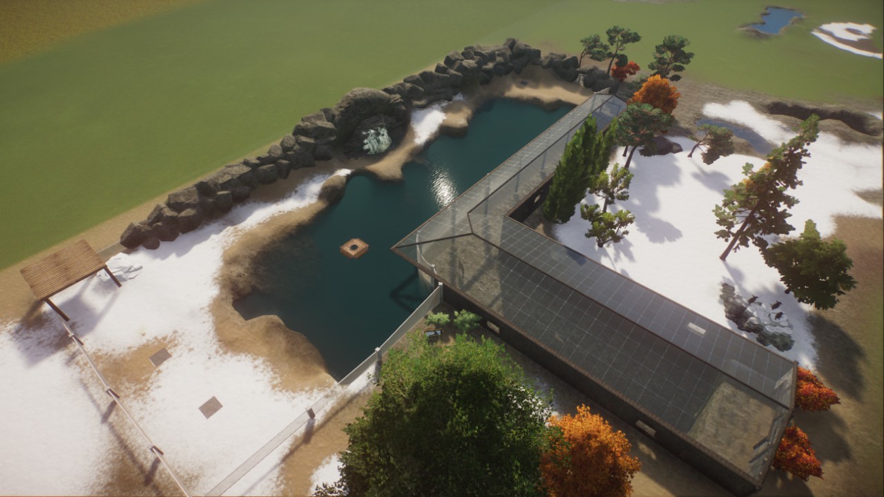 Complete seal and penguin enclosure