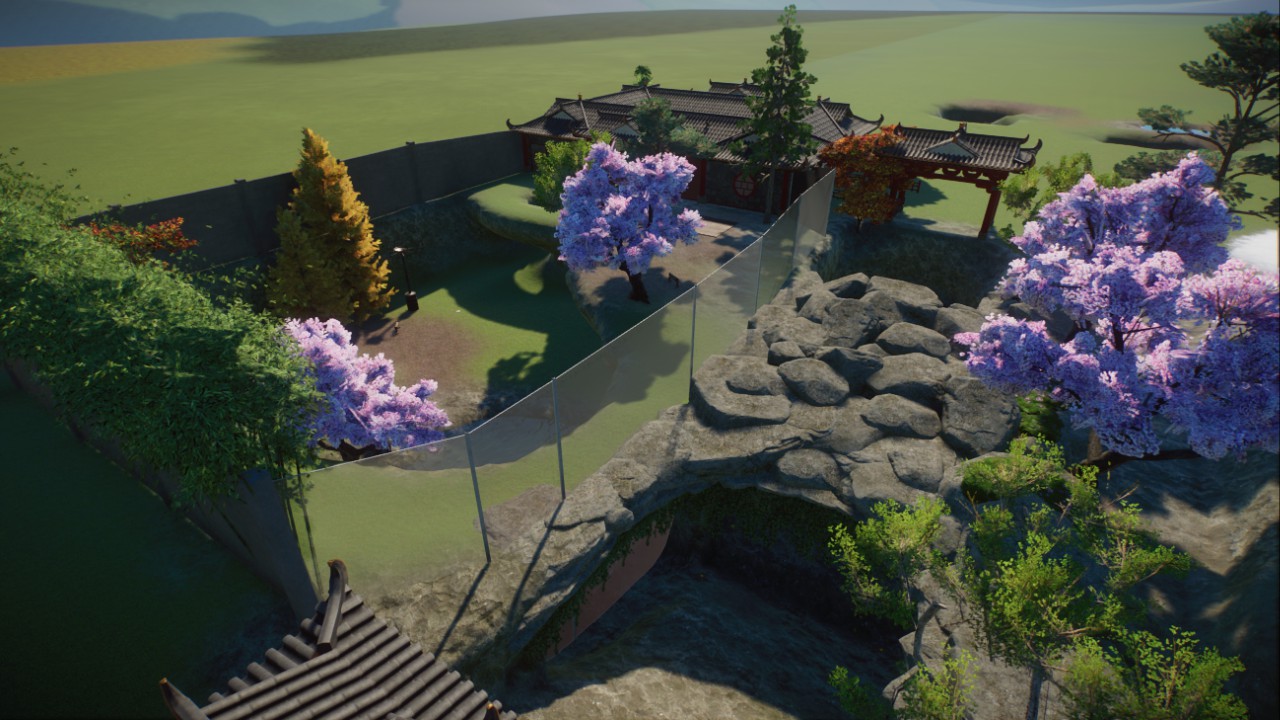 Complete panda enclosure