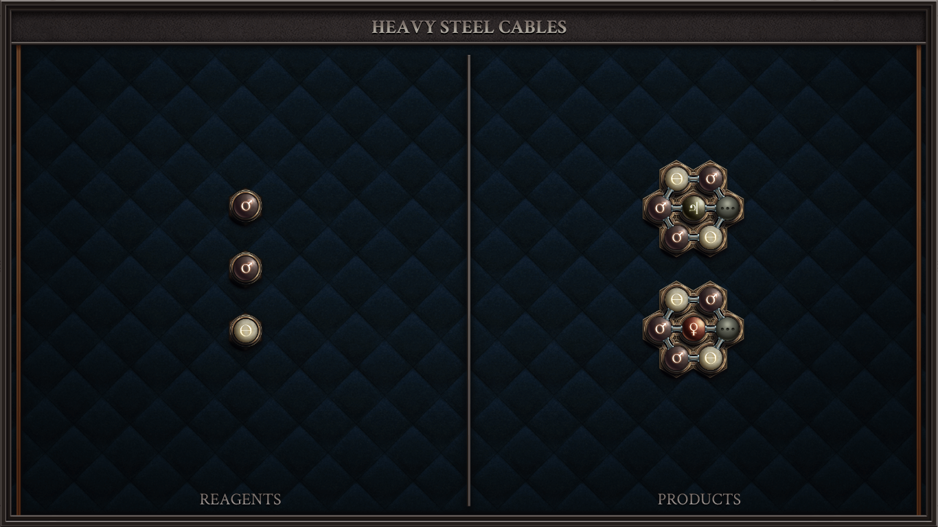 HEAVY STEEL CABLES