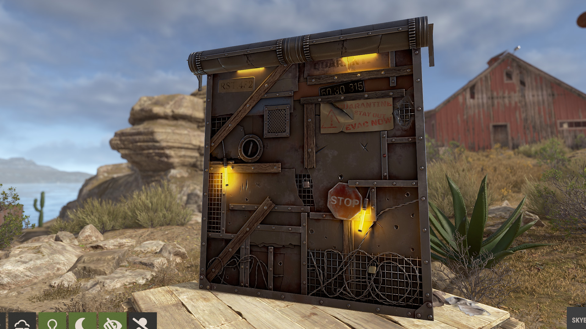 Welded Quarantine Garage Door thumbnail 4