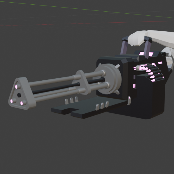 Girls Frontline Striker Minigun preview