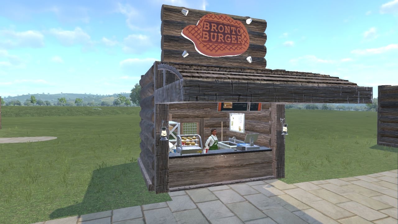 Food Stand - Bronto Burger - Rustic
