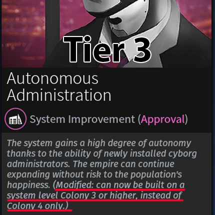 Tier 3 Autonomous Administration